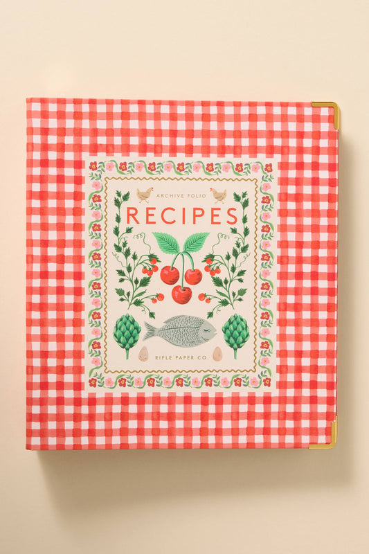 Rifle Paper Co. Recipe Binder