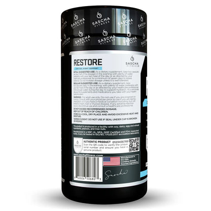🌙 RESTORE Cortisol Night Support – Sascha Fitness