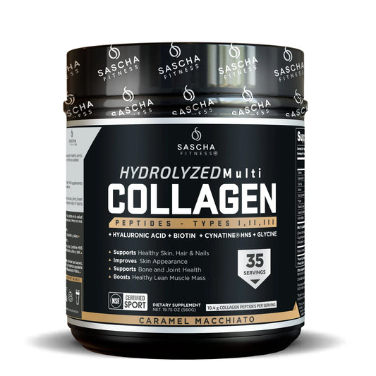 ☕ Multi Collagen Hidrolizado – Sascha Fitness (Caramel Macchiato)