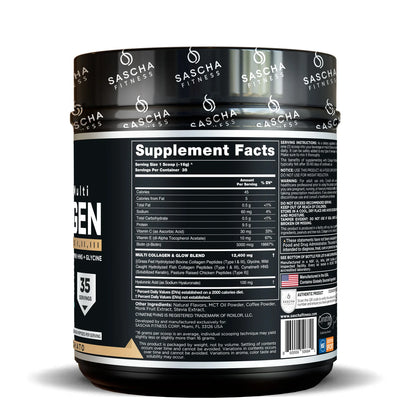 ☕ Multi Collagen Hidrolizado – Sascha Fitness (Caramel Macchiato)