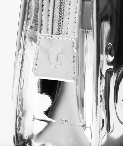 🪩 Chrome Beauty Bag – Glossier