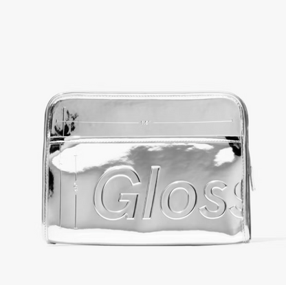 🪩 Chrome Beauty Bag – Glossier