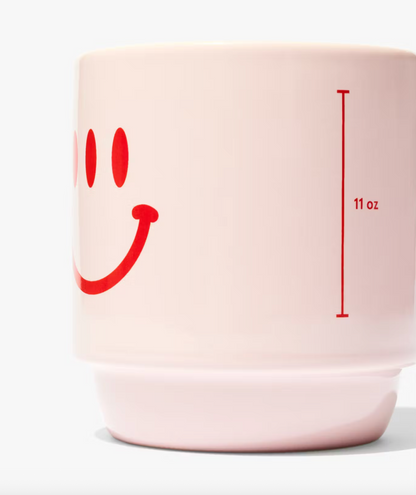 ☕️ Three-Eyed Smiley Mug – Glossier