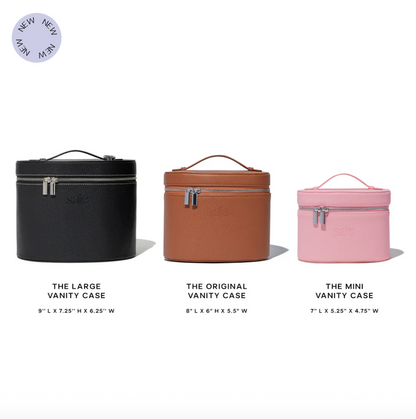 🖤 The Large Vanity Case (Midnight Black) – Saie