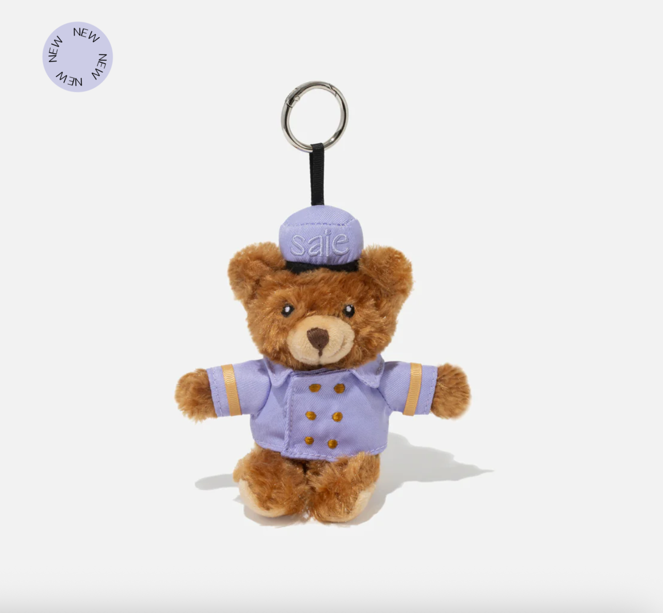 🐻 Bellhop Bear Keychain – Saie