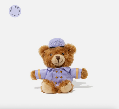🐻 Bellhop Bear Keychain – Saie