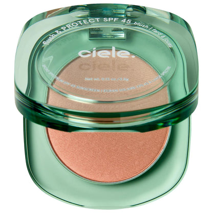 Flush & Protect SPF 45+ – Ciele Rubor con Protección Solar ☀️💗