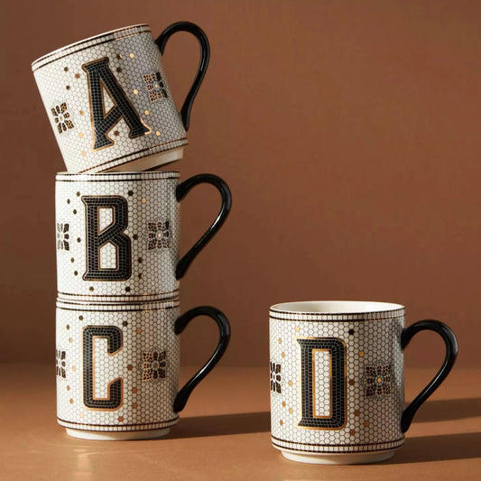 ☕ Bistro Tile Mug Monogram – Anthropologie