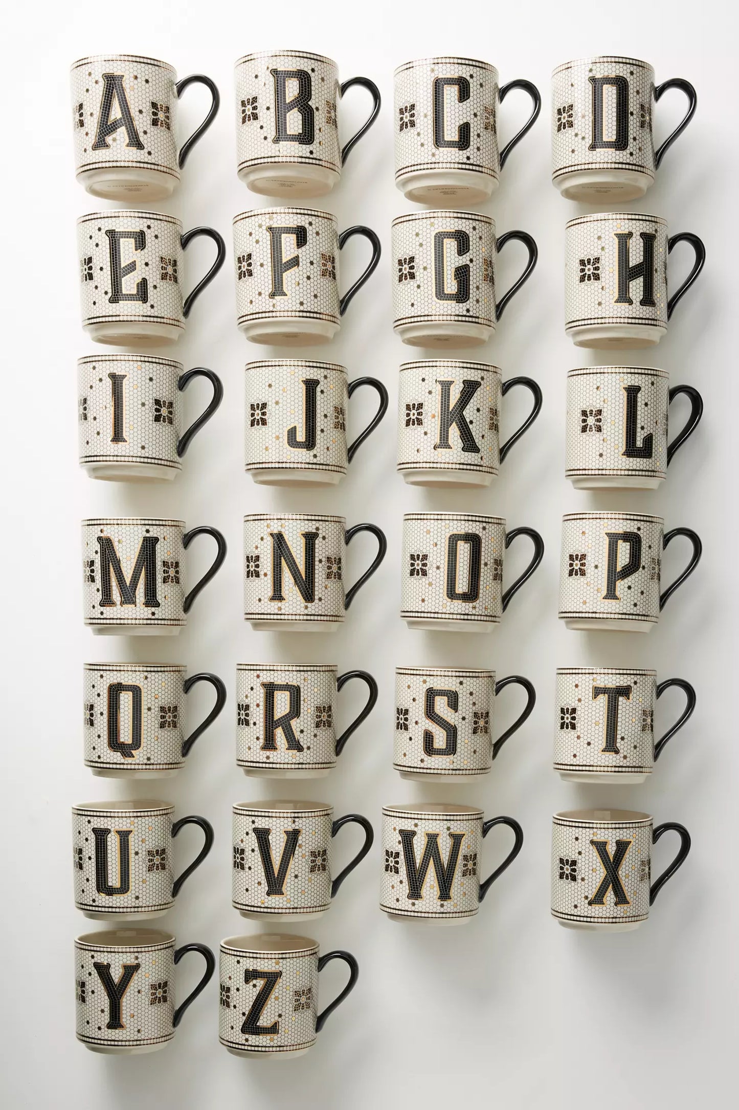☕ Bistro Tile Mug Monogram – Anthropologie