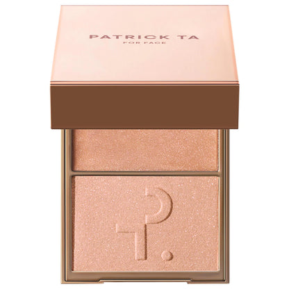 Major Glow Crème & Powder Highlighter Duo – Patrick Ta ✨