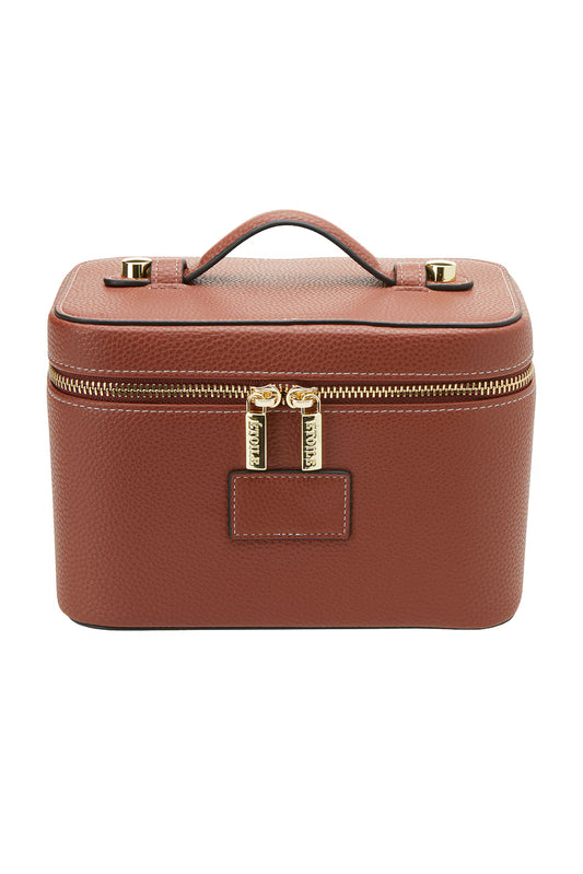 Ètoile Mini Neceser Mini Vanity Case - Ginger Brown