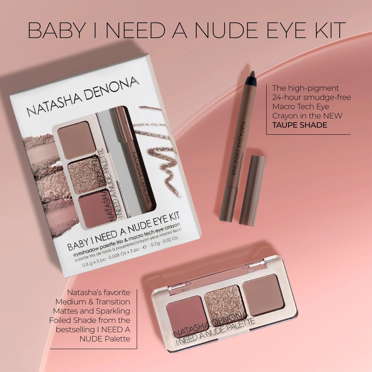 🤎 Baby I Need a Nude Eye Kit – Natasha Denona