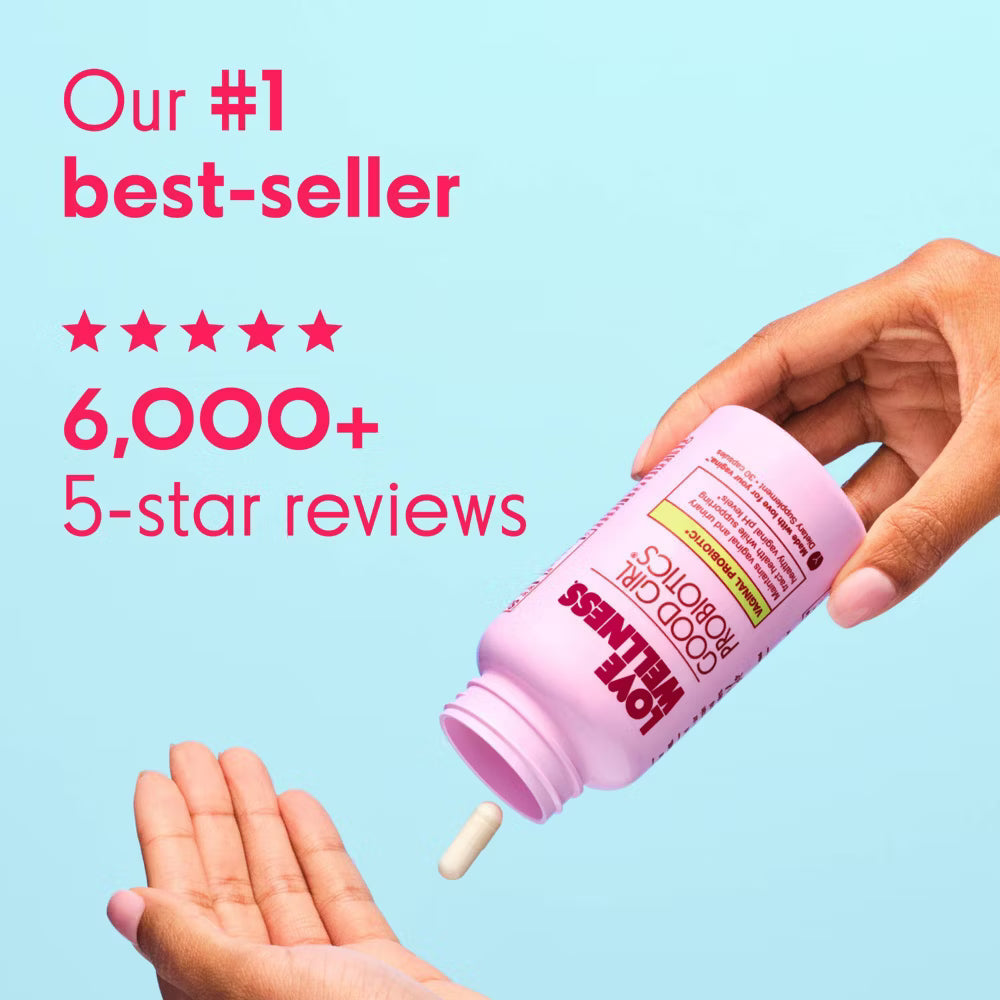 💖 Good Girl Probiotics – Love Wellness (30 cápsulas)