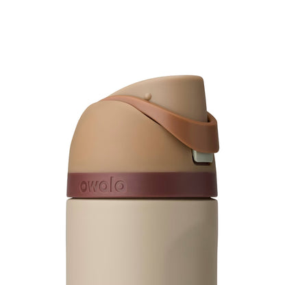 Owala FreeSip 24oz Heathered Cream – Edición Especial