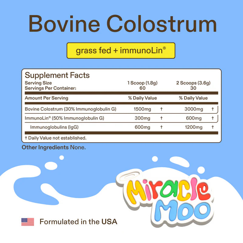 🌿 Miracle Moo Colostrum – 60 Servings