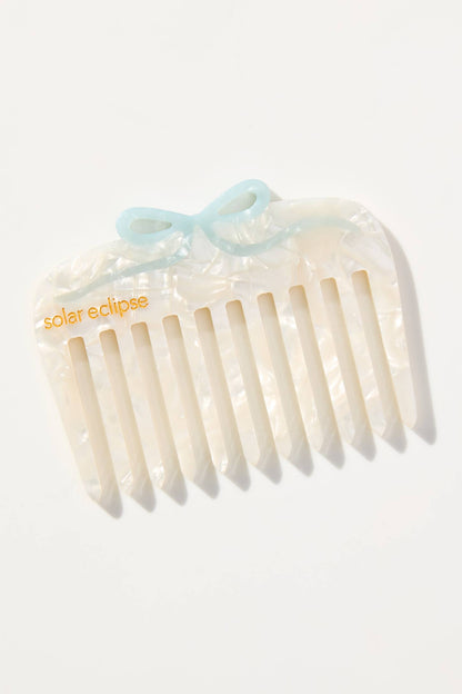 Solar Eclipse Handpainted Pocket Comb