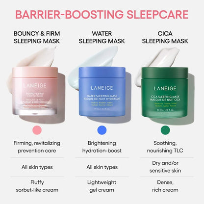 Bouncy + Firm Radiance Boosting Sleeping Mask with Peony Collagen Complex