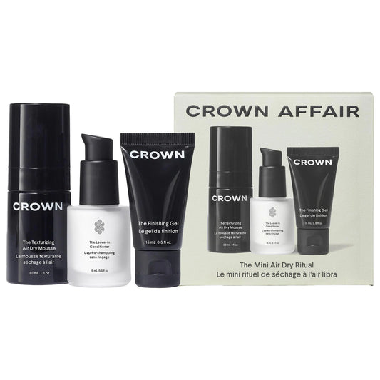Crown Affair The Mini Air Dry Hair Set