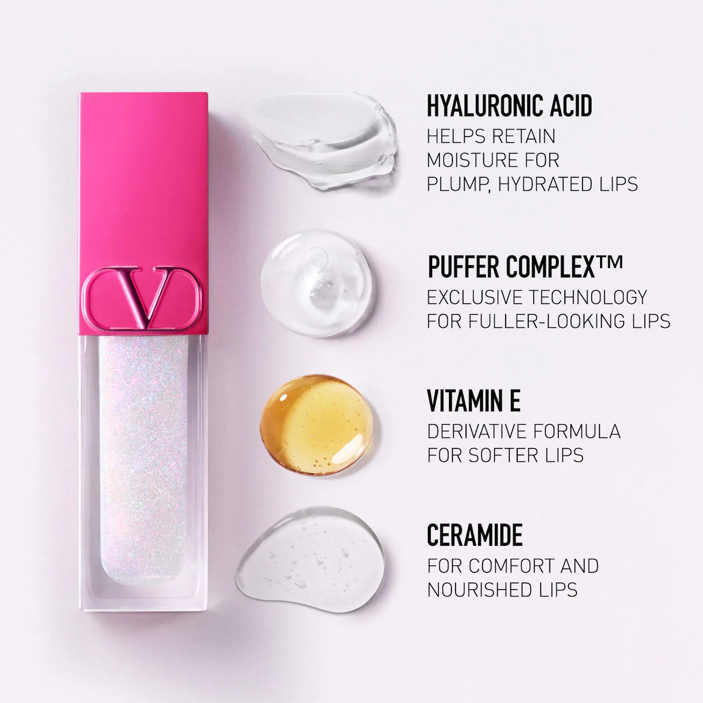 💋 Puffer Complex™ Lip Plumper Gloss – Valentino