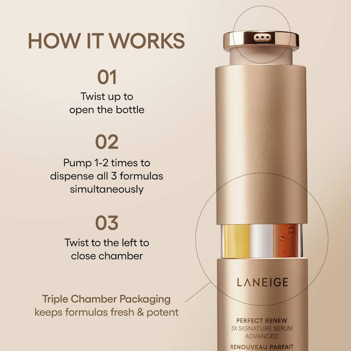 Laneige Perfect Renew 3x Signature Serum Advanced