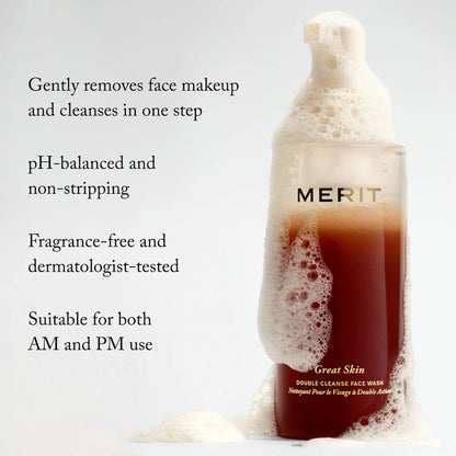 Great Skin Double Cleanse – Merit 🌿