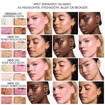 ✨ Backstage Glow Maximizer Palette – Dior (Nuevos Tonos)