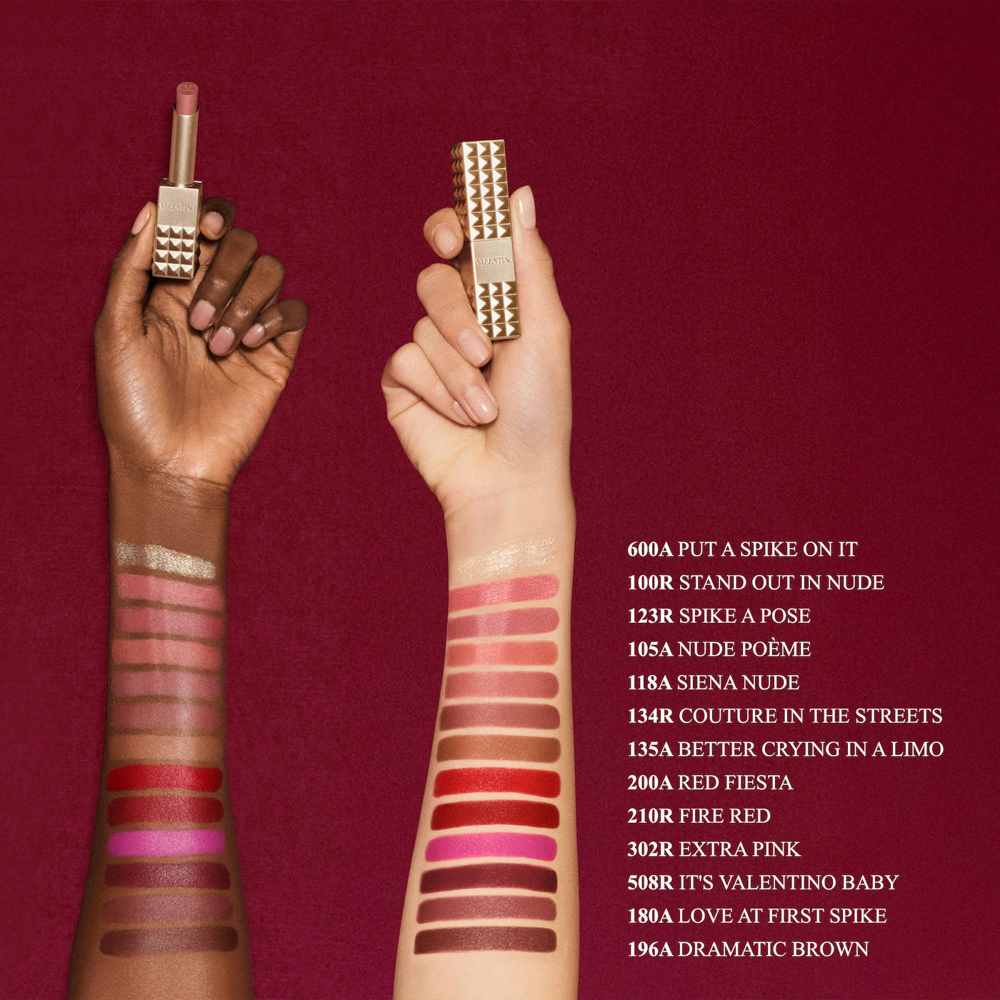 💄 Spike Buttery Matte Lipstick – Valentino