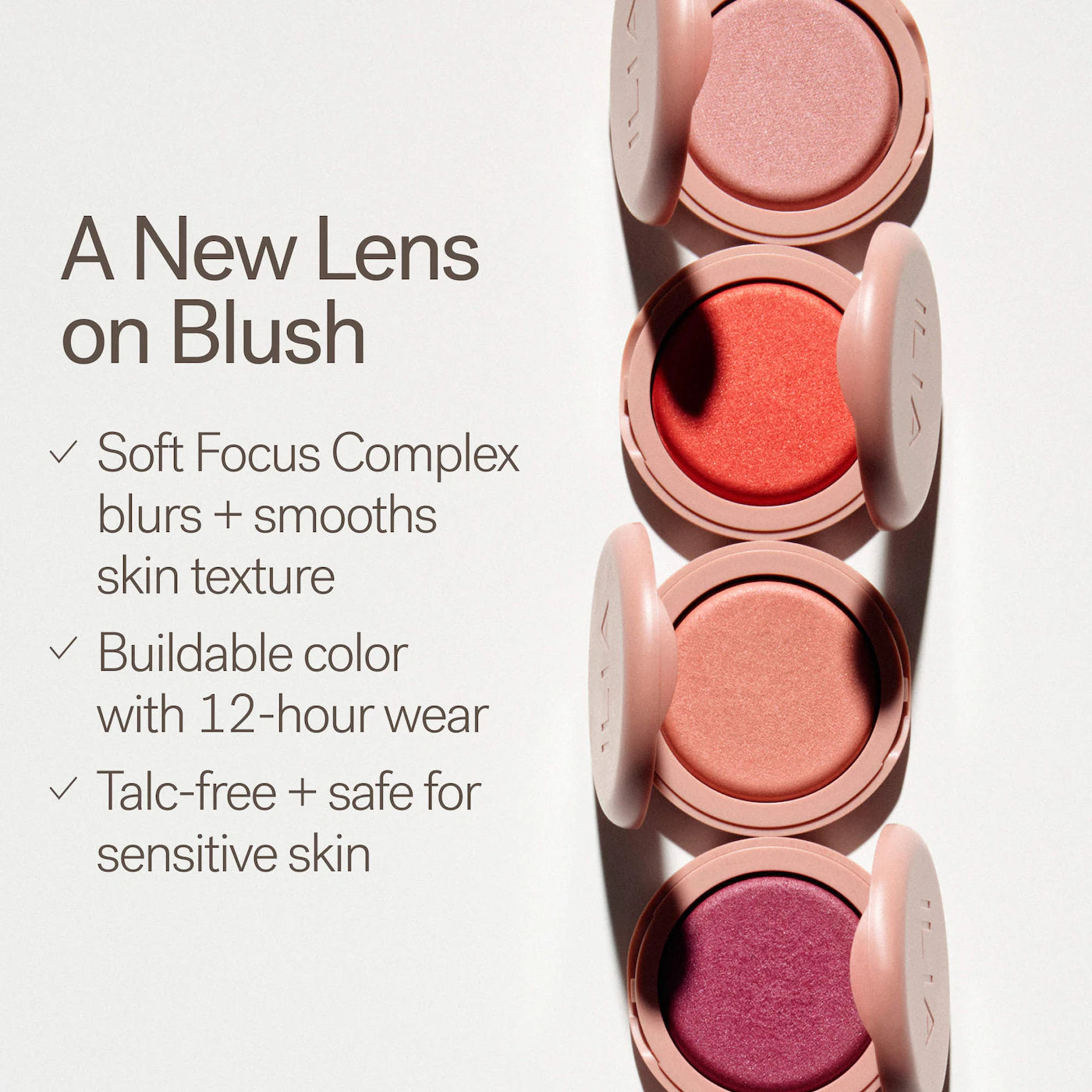 Ilia Soft Focus Blurring Blush - Talc-Free Powder Blush