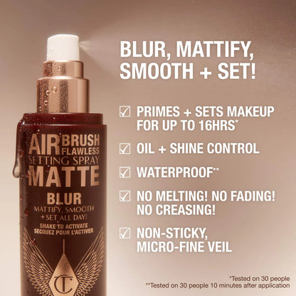 💦 Airbrush Flawless Matte Setting Spray – Charlotte Tilbury