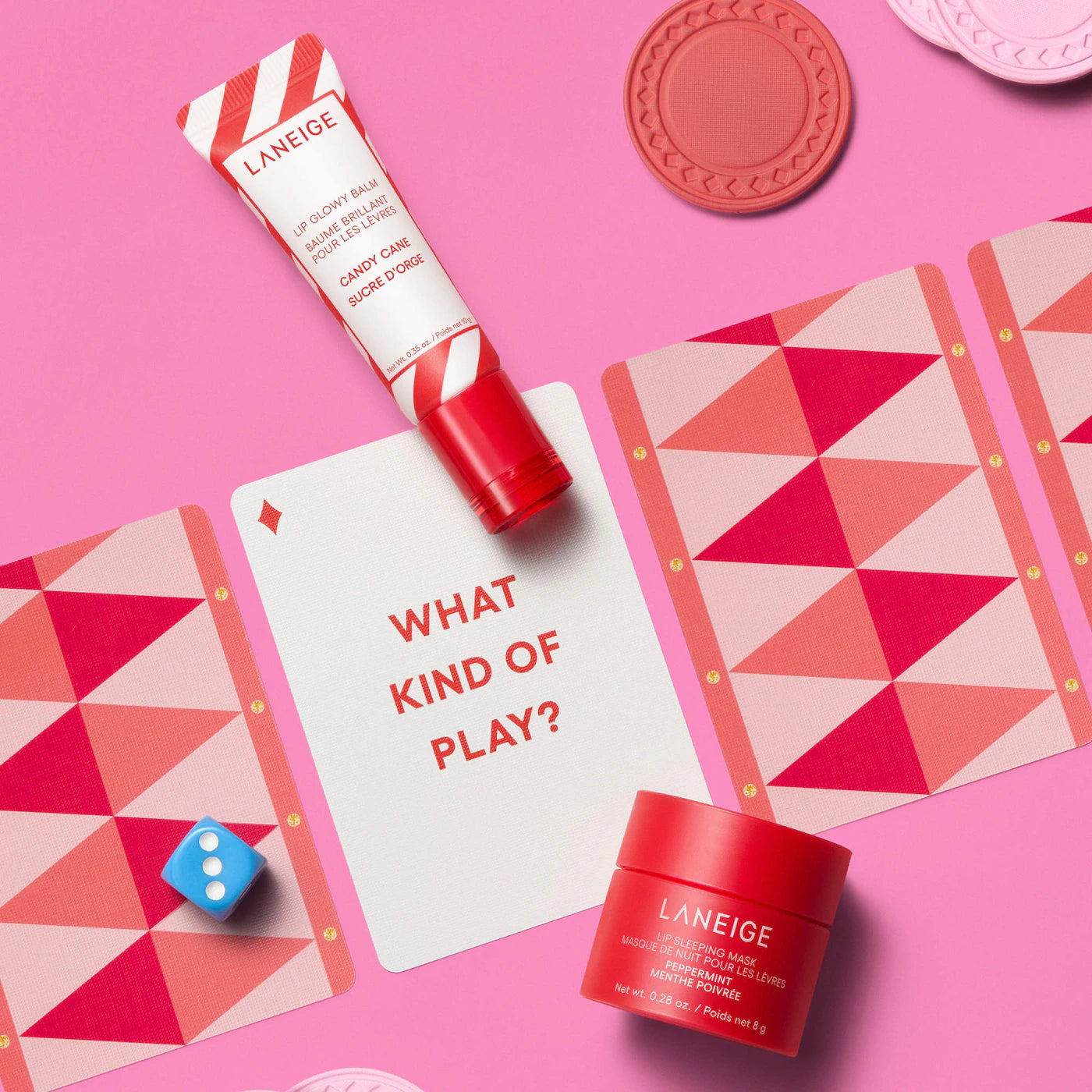 🍬 Minty Lip Duo – Laneige (Candy Cane & Peppermint Edition)