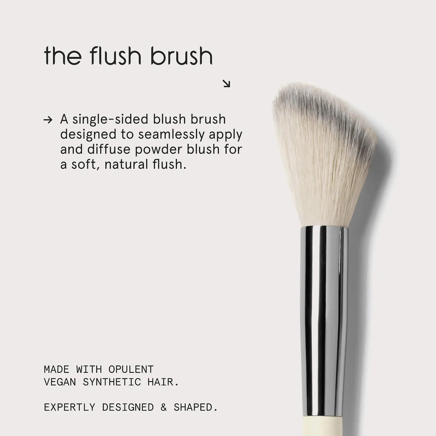 The Flush Blush Brush – Ciele Brocha Profesional para Rubor 🎨✨