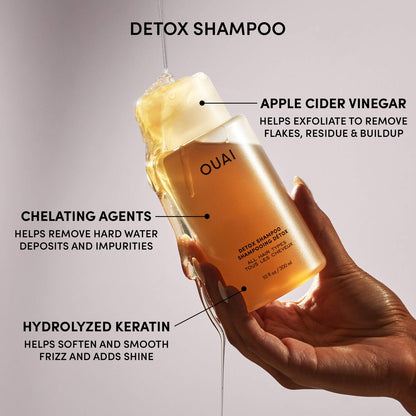 Detox Shampoo & Scalp Serum Hair Gift Set – OUAI 💆‍♀️✨ (Edición Limitada)