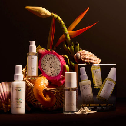 🏝️ St. Barts Hair & Body Trio – OUAI (Edición Limitada)