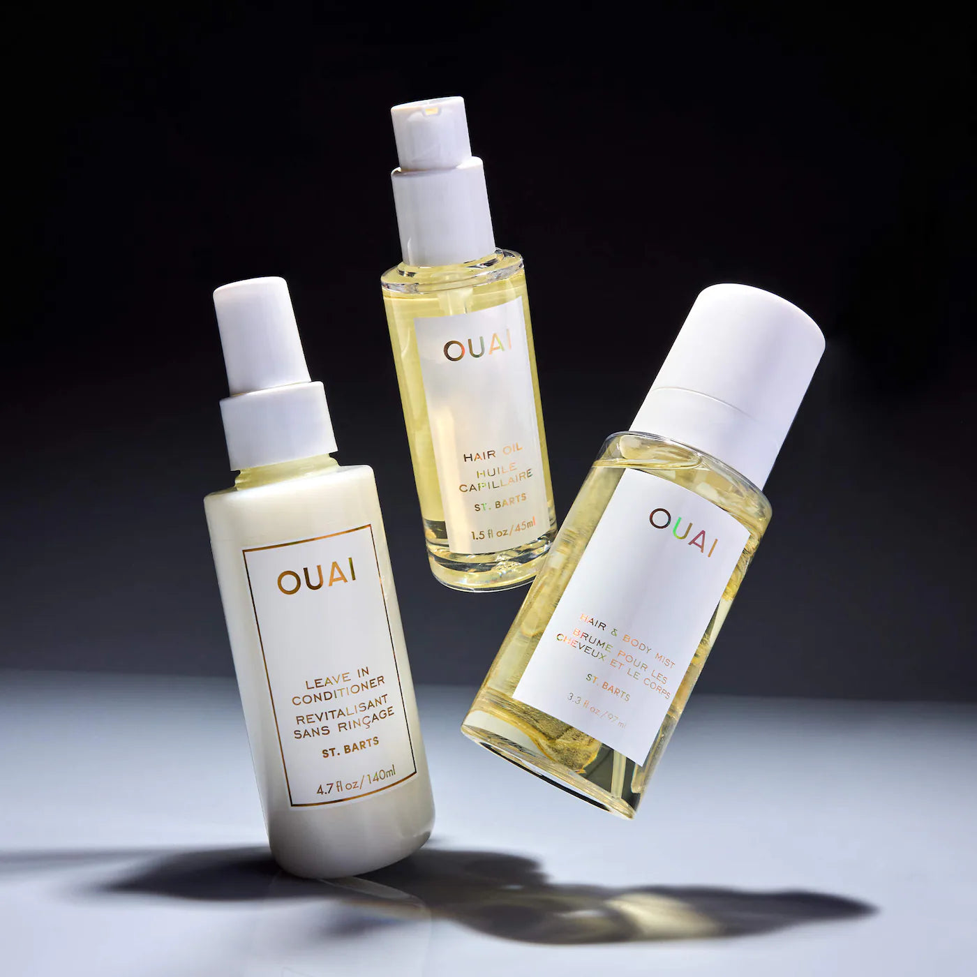🏝️ St. Barts Hair & Body Trio – OUAI (Edición Limitada)
