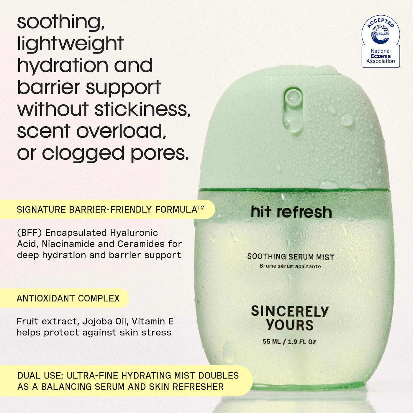 🌿 Hit Refresh Serum Mist – Sincerely Yours