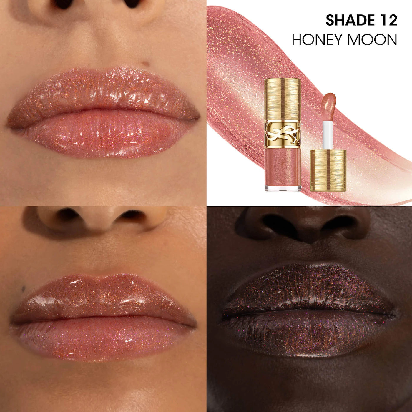 💎 YSL Loveshine Lip Oil Gloss – Nuevos Tonos (Honey Moon & Sparkling Dream)