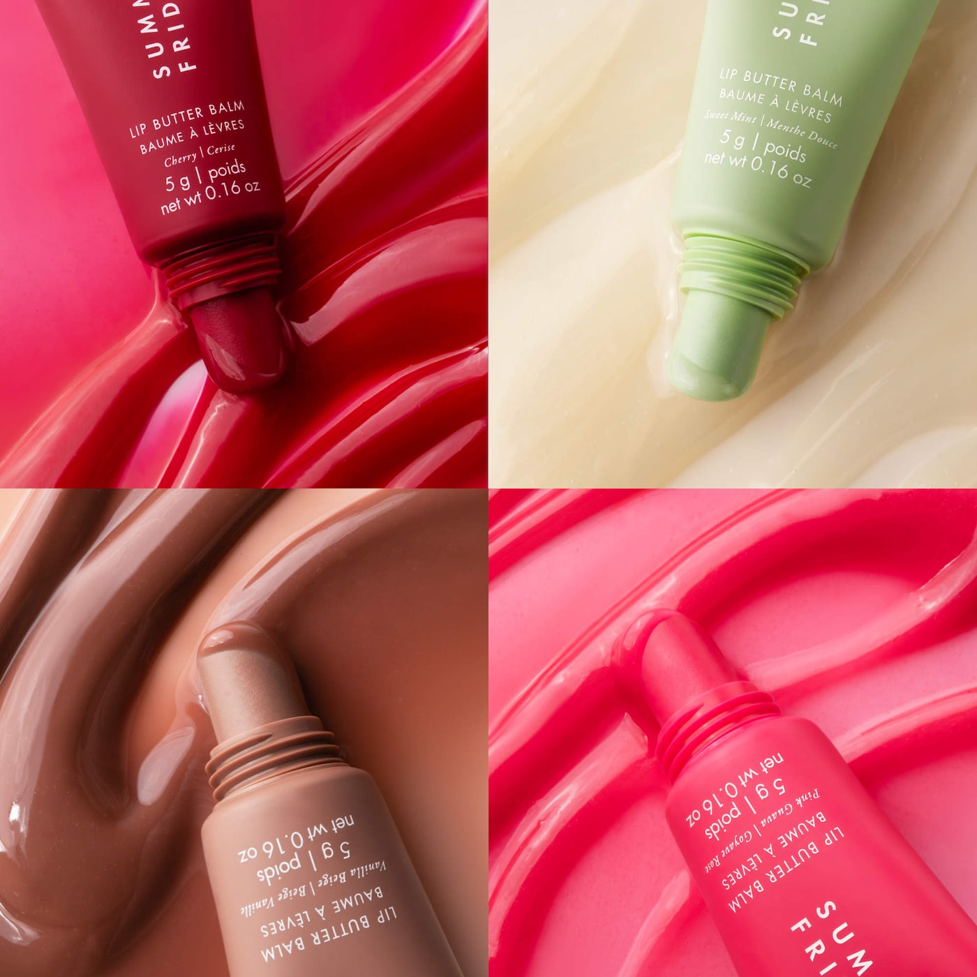 💖 The Lip Butter Balm Minis – Summer Fridays (Set 4 piezas)