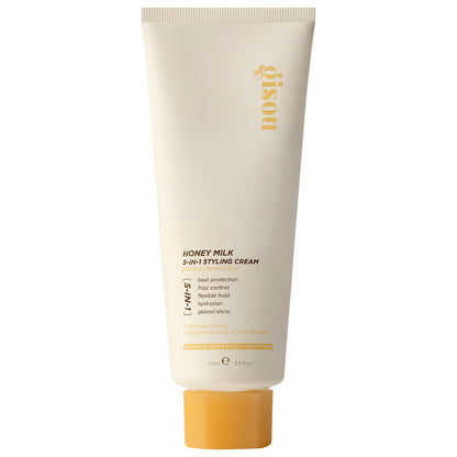 Gisou Honey Milk 5‑in‑1 Styling Cream – Gloss & Hold 🥛✨
