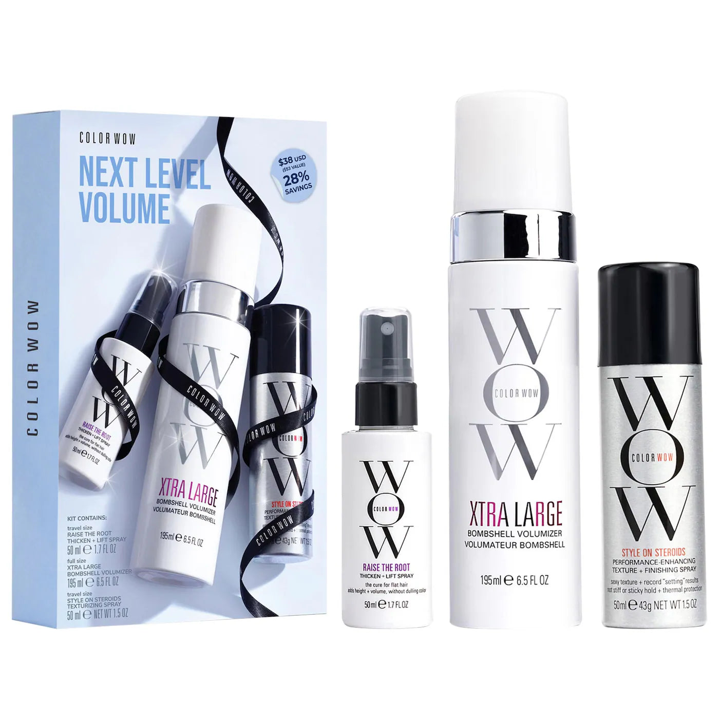 🚀 Next Level Volume Hair Gift Set – COLOR WOW (Edición Limitada)