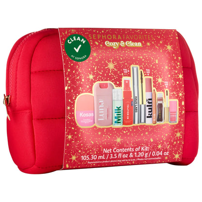 🌿 Cozy & Clean Makeup Value Set – Sephora Favorites (9 piezas)