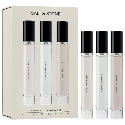 ✨ Body Mist Discovery Set – Salt & Stone (3 Travel Size)