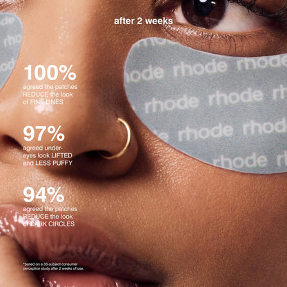 👀 Peptide Eye Prep Depuffing Patches – Rhode