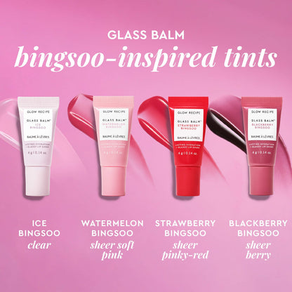 💖 Mini Glass Balm Lip Collection – Glow Recipe (Edición Limitada)