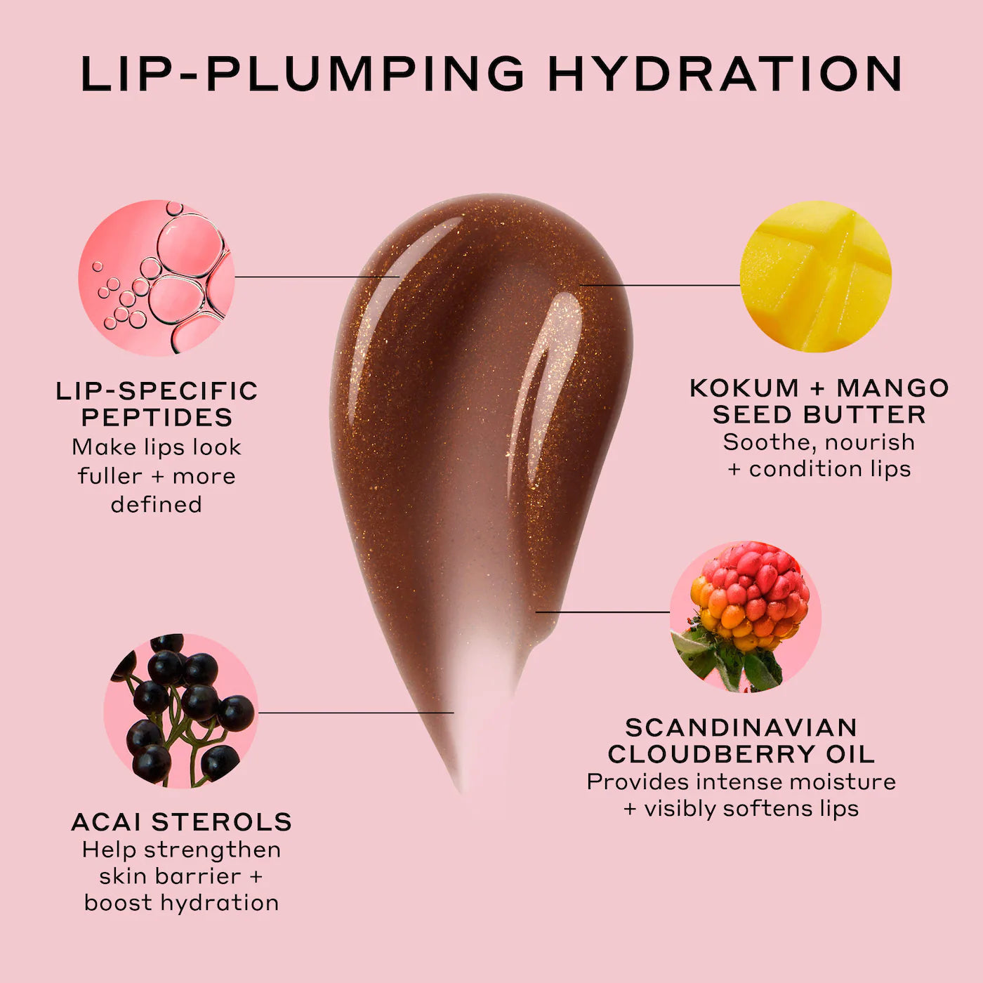 ✨ Pout Preserve Lip Treatment – Olehenriksen (Cocoa Crème Glimmer)
