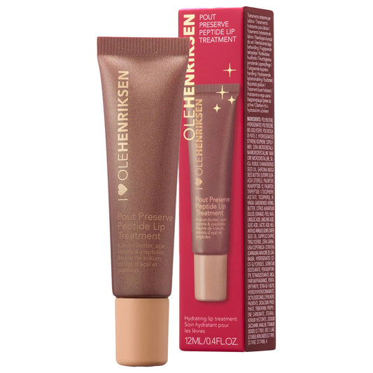✨ Pout Preserve Lip Treatment – Olehenriksen (Cocoa Crème Glimmer)