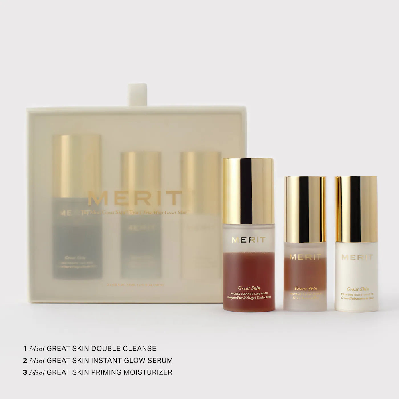 ✨ Mini Great Skin Essentials Set – MERIT (Edición Limitada)