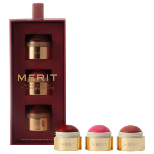 🍒 Mini Flush Balm Trio – MERIT (Edición Limitada)