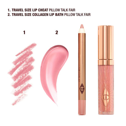 💋 Mini Pillow Talk Glossy Lip Duos – Charlotte Tilbury