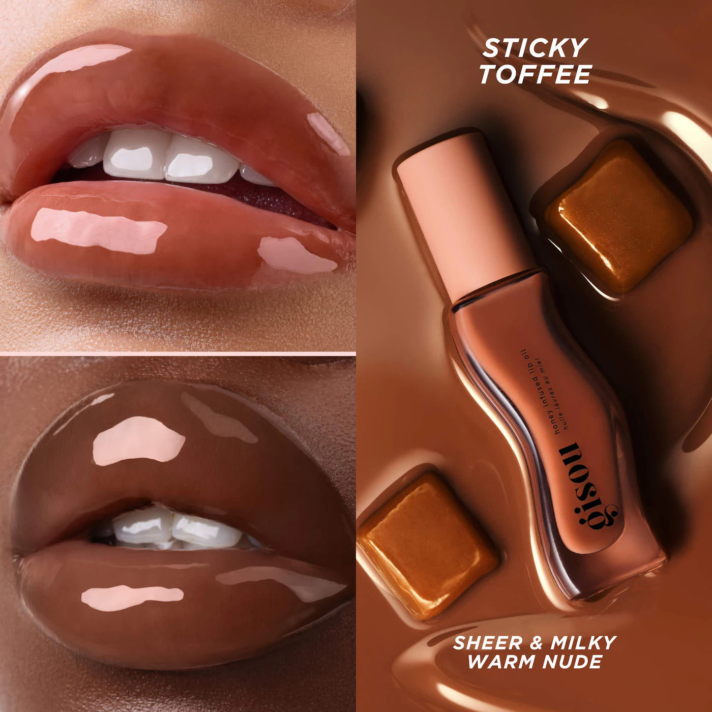 🍯 Honey Infused Lip Oil – Gisou (Nuevos Tonos)
