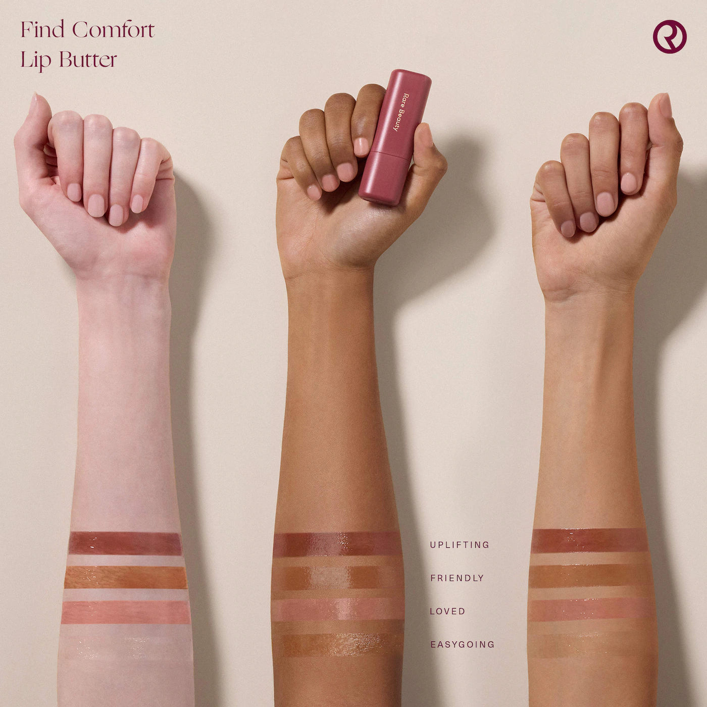 💗 Find Comfort Lip Butter Balm + Overnight Mask – Rare Beauty